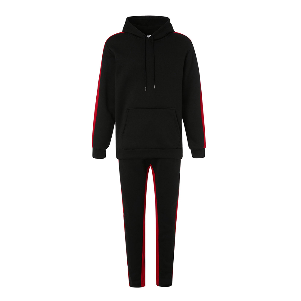 Hestic Sports Wear Men's Athletic Running Tracksuit Set Casual Full Zip Jogging Sweat Suit