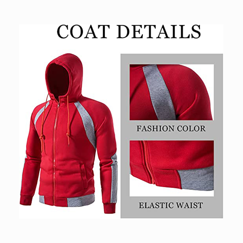 Hestic Sports Wear Men's Athletic Running Tracksuit Set Casual Full Zip Jogging Sweat Suit