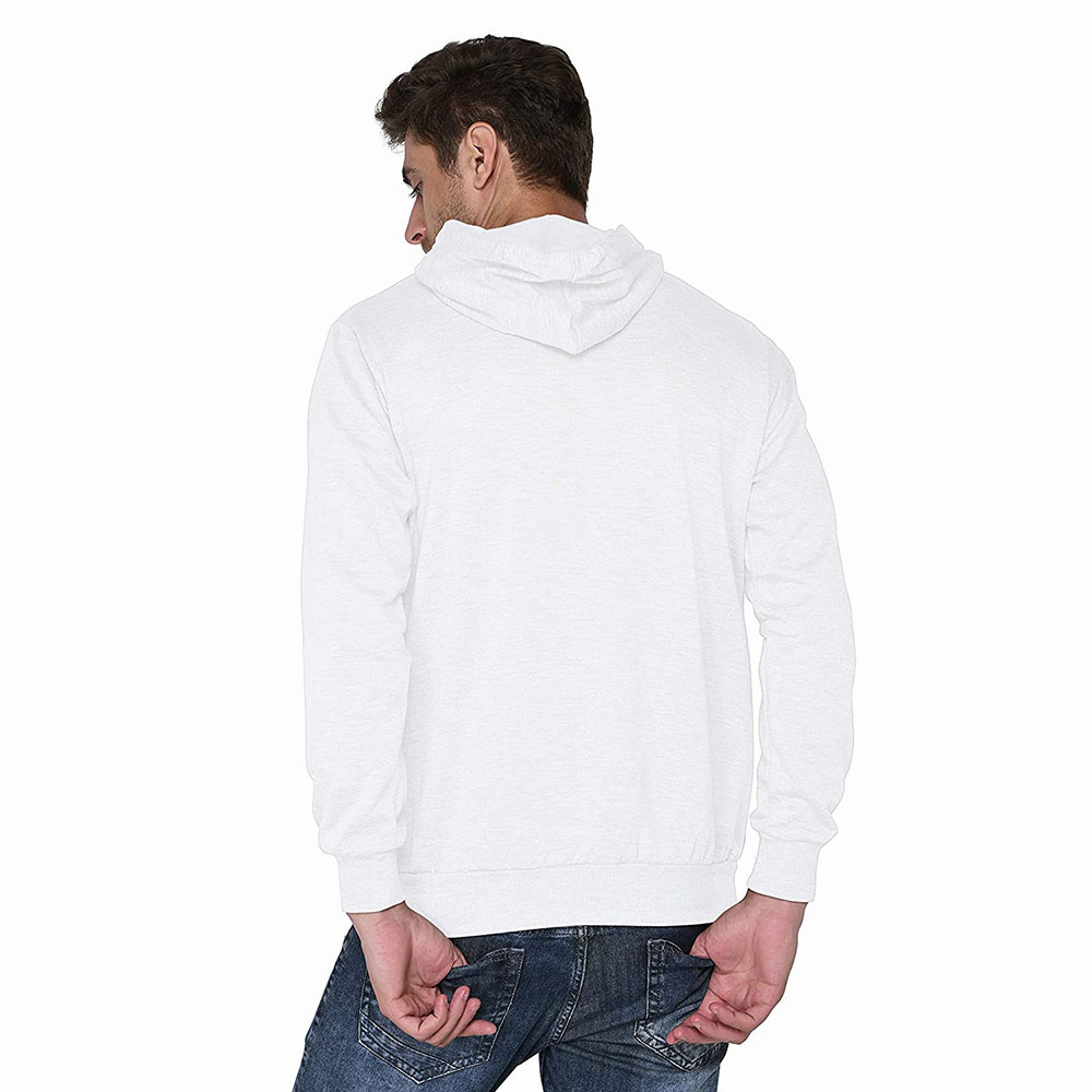 New Arrival Custom Wholesale Blank 300 Gsm Heavyweight 100% Cotton Fleece Pullover Men Hoodie In Bulk