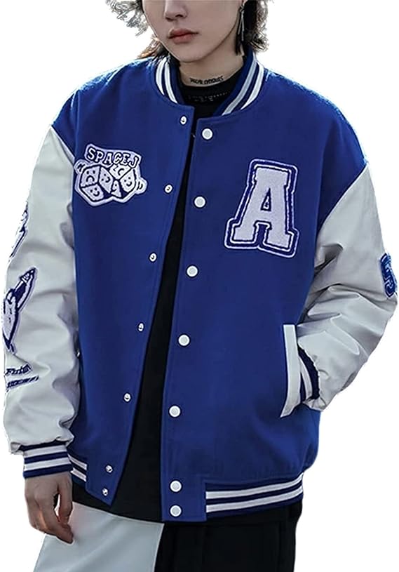 Hestic Sports Wear Varsity Jackets Wool Made Patches Work Wholesale Custom Embroidery Baseball Jackets With Custom Label Logo