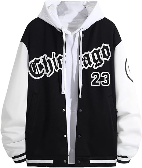 Hestic Sports Wear Varsity Jackets Wool Made Patches Work Wholesale Custom Embroidery Baseball Jackets With Custom Label Logo