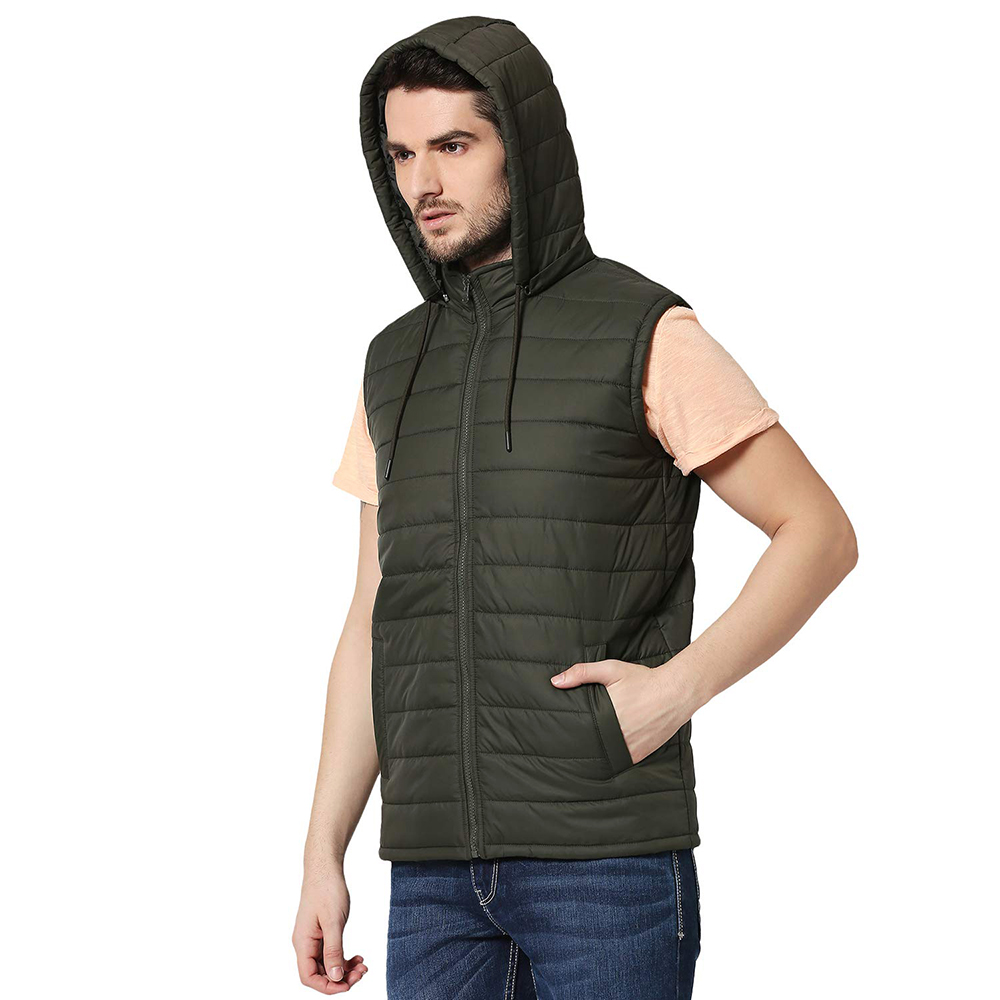 Hestic Sports Wear Custom Gilet Winter Breathable Men Softshell Vest Soft Shell Waterproof Vest