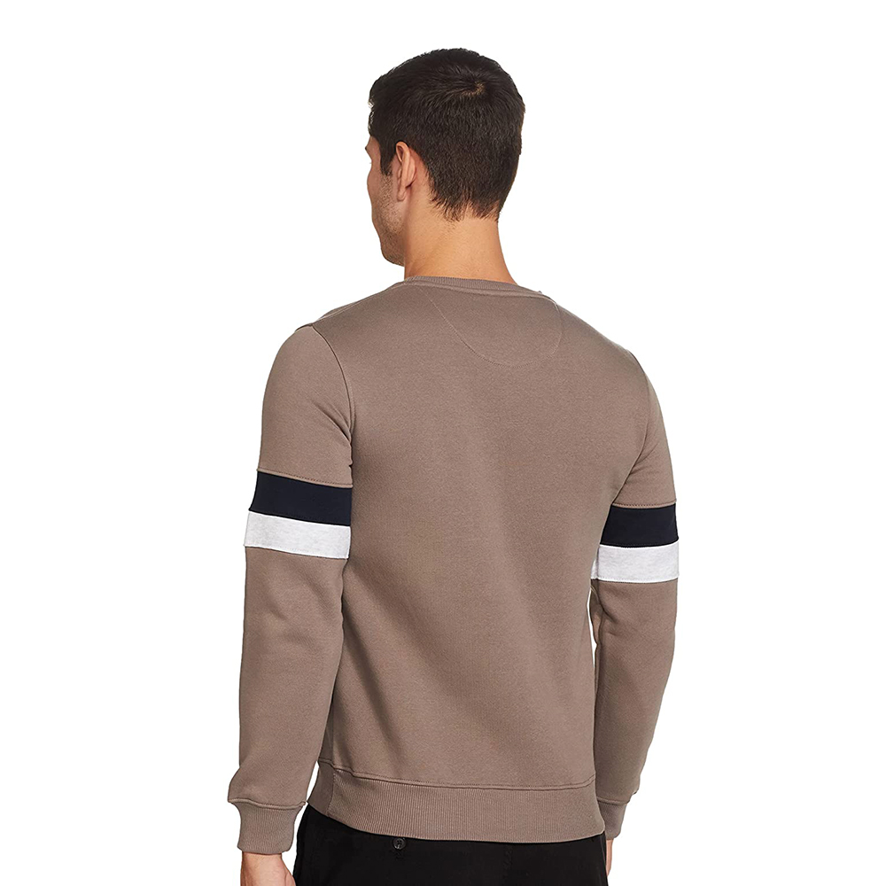 Hestic Sports Wear Sweatshirt Mens New Multipanel Crewneck Sweatshirt Breathable Wholesale Custom Logo Pullover Sweatshirts