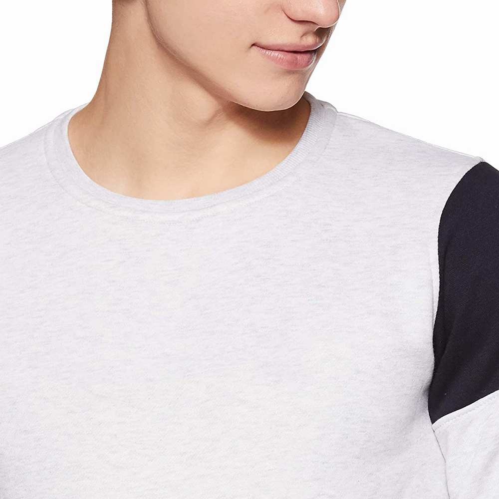 Hestic Sports Wear Sweatshirt Mens New Multipanel Crewneck Sweatshirt Breathable Wholesale Custom Logo Pullover Sweatshirts