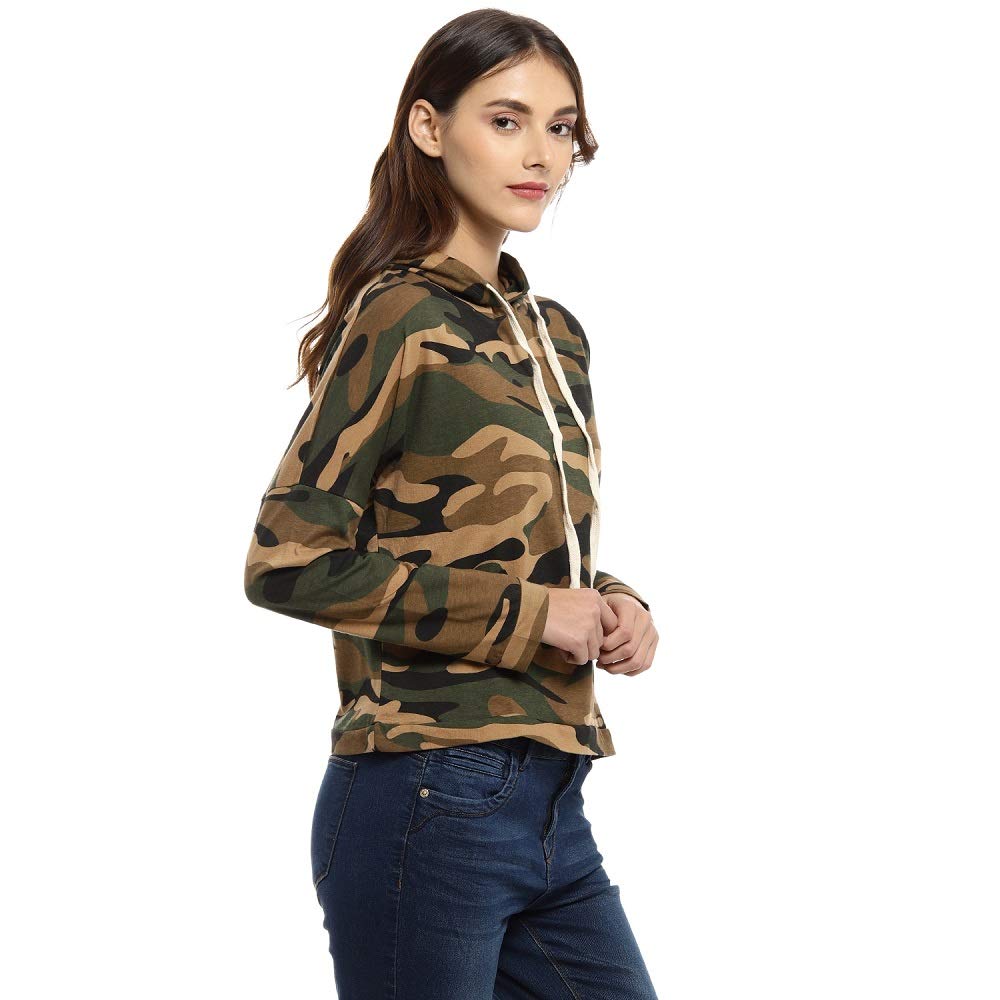 Hestic Sports Wear Cotton Best Selling Women Crop Top Hoodie Professional Quality 100% Polyester Cotton Made Crop Top Hoodies For Women