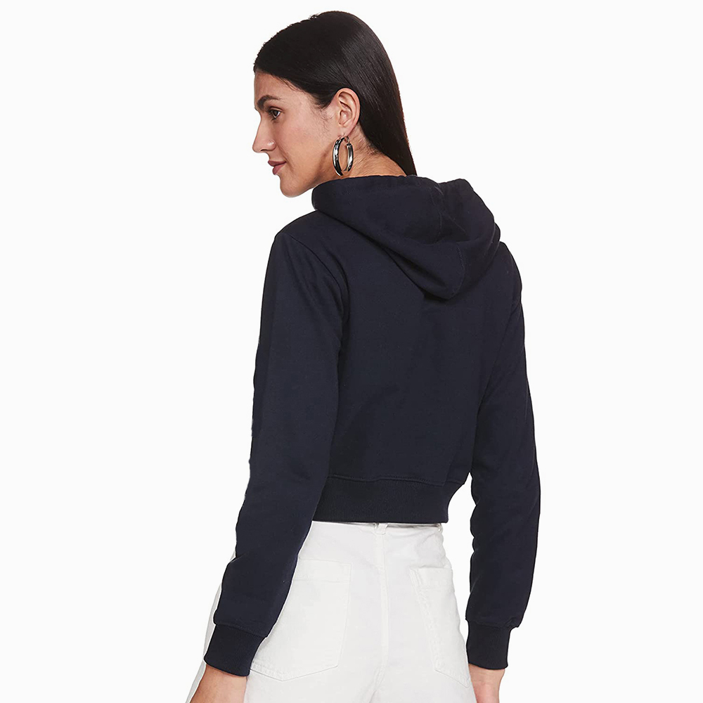 Hestic Sports Wear Cotton Best Selling Women Crop Top Hoodie Professional Quality 100% Polyester Cotton Made Crop Top Hoodies For Women