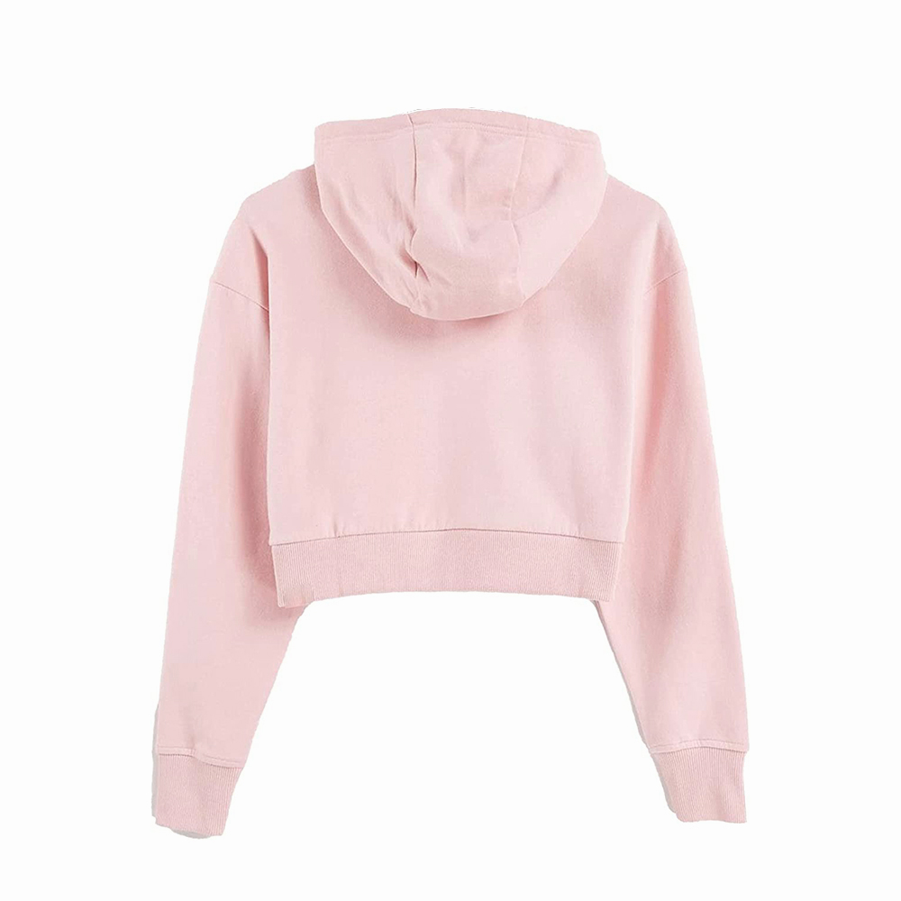 Hestic Sports Wear Cotton Best Selling Women Crop Top Hoodie Professional Quality 100% Polyester Cotton Made Crop Top Hoodies For Women