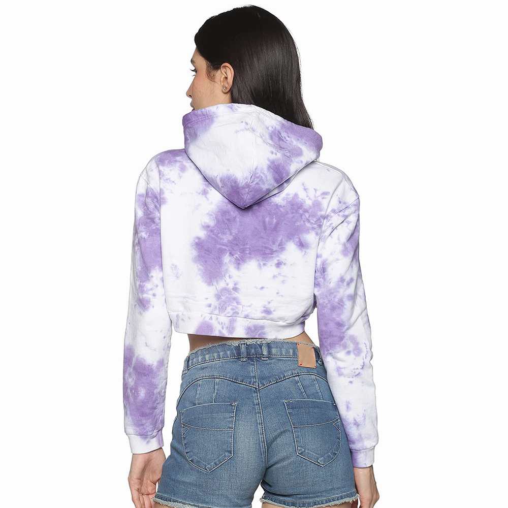 Hestic Sports Wear Cotton Best Selling Women Crop Top Hoodie Professional Quality 100% Polyester Cotton Made Crop Top Hoodies For Women