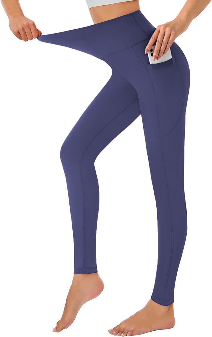 Hestic Sports Wear Women's Soft High Waisted Leggings Tummy Control Yoga Pants High waist butt lifting custom yoga pants