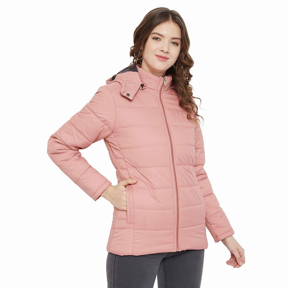Hestic Sports Wear Newest Stylish Fashion Womens Down Coat Customized Logo Down Jacket puffer jacket men custom logo