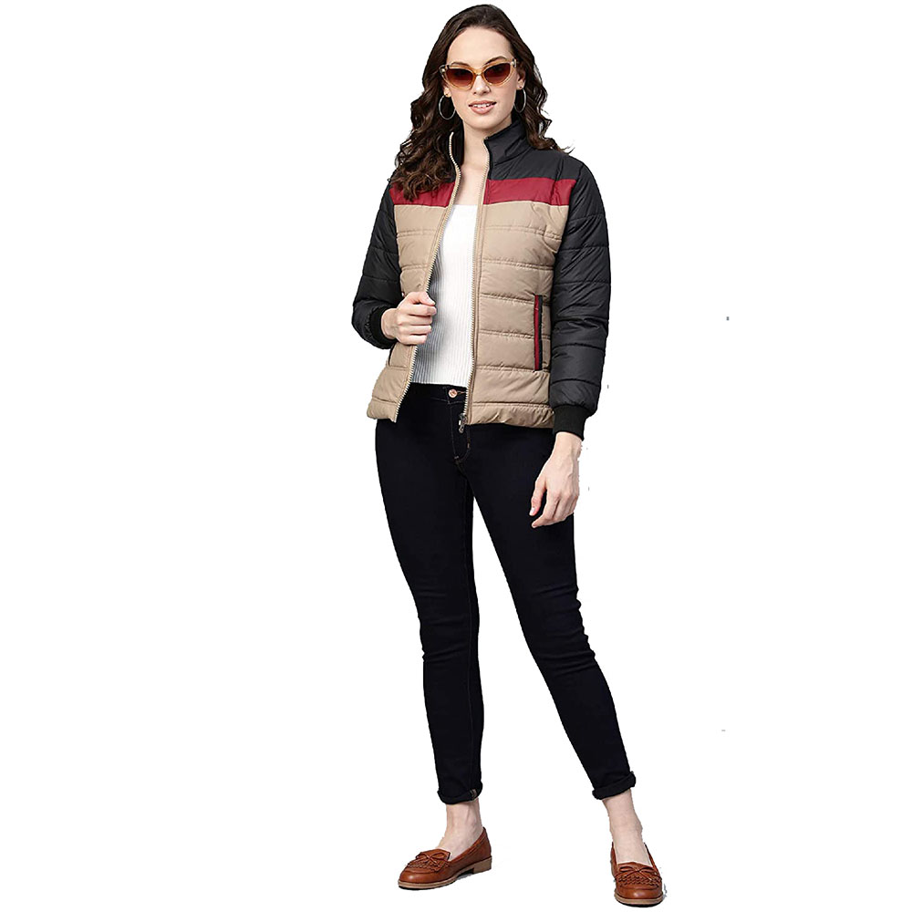 Hestic Sports Wear Newest Stylish Fashion Womens Down Coat Customized Logo Down Jacket puffer jacket men custom logo