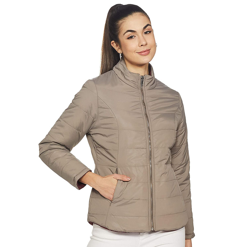 Hestic Sports Wear Newest Stylish Fashion Womens Down Coat Customized Logo Down Jacket puffer jacket men custom logo